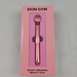 NIB skin gym rose quartz revati vibrating beauty tool
